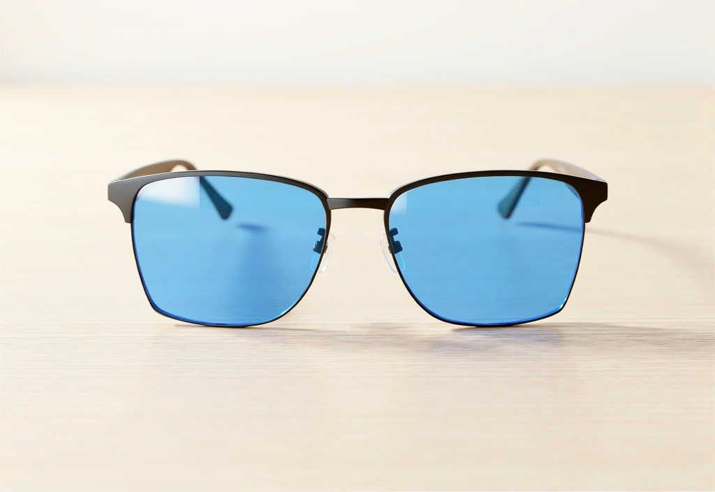 Blaulichtfilter-Brille zur Entspannung der Augen
